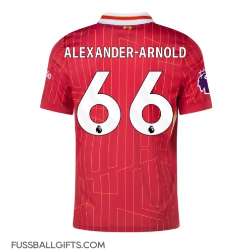 Liverpool Alexander-Arnold #66 Fußballbekleidung Heimtrikot 2024-25 Kurzarm